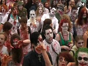 В Праге состоялся парад зомби