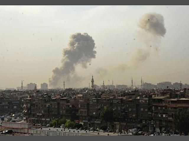 В інтернеті з’явились фотографії з місця вибухів у Дамаску