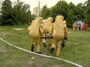 Прошли учения по ликвидации последствий химических взрывов Прошли учения по ликвидации последствий химических взрывов