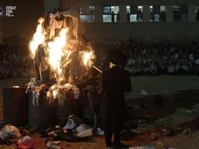 Евреи-ортодоксы отмечают Лаг ба-Омер Евреи-ортодоксы отмечают Лаг ба-Омер