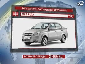 Третій тиждень поспіль лідирує новинка автомобільного виробника ЗАЗ – Vida