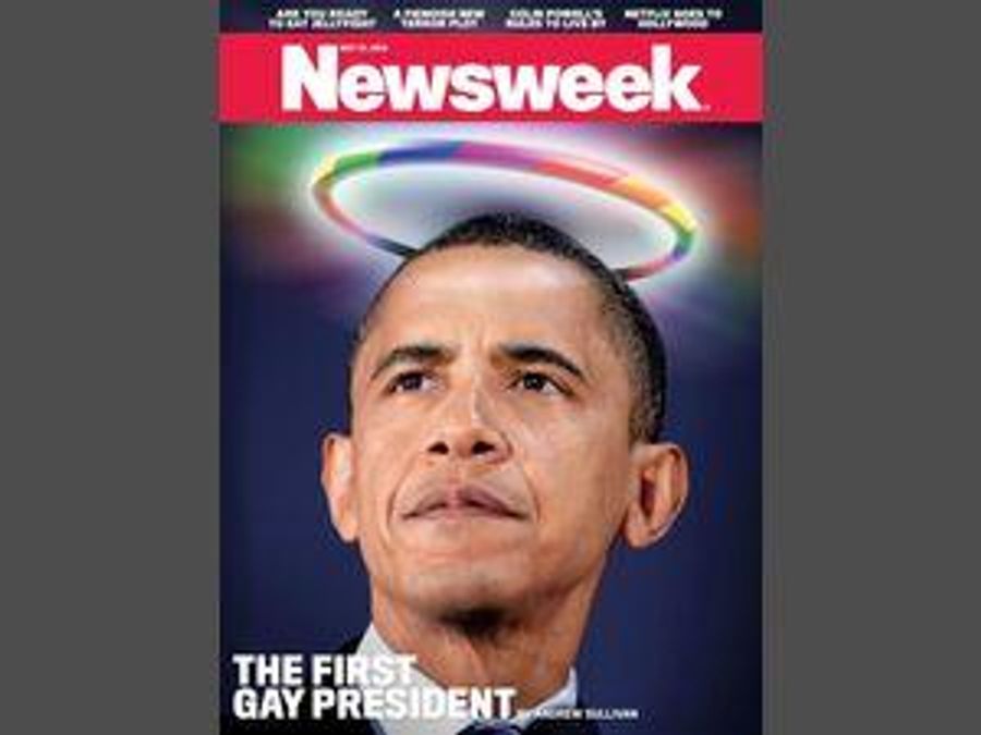 Видання Newsweek назвало Обаму першим президентом-геєм Видання Newsweek назвало Обаму першим президентом-геєм