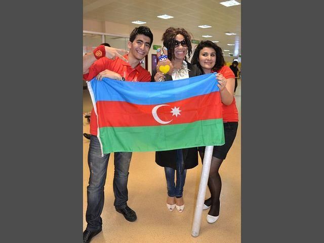 Гайтана прилетіла в Баку (Фото)