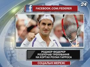 Роджер Федерер начал тренировки на кортах Ролан Гарроса Роджер Федерер начал тренировки на кортах Ролан Гарроса
