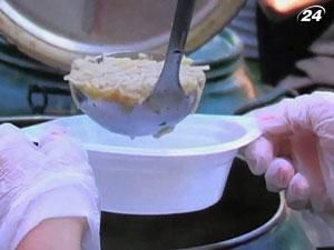 Польские студенты за раз съели 3500 пачек макарон