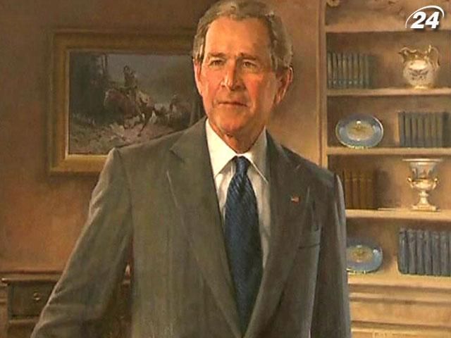 В Белом доме представили портрет Джорджа Буша и его жены