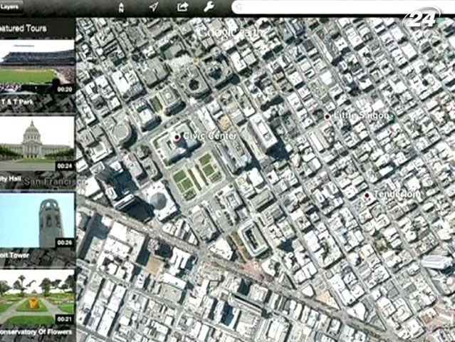Google запускає проект з розробки карт міст у форматі 3D