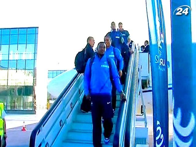 Сборная Франции по футболу уже прибыла в Украину Сборная Франции по футболу уже прибыла в Украину