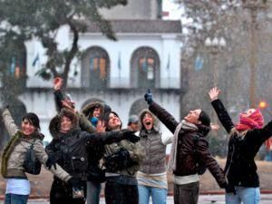 В Аргентине стало холодно и выпал снег В Аргентине стало холодно и выпал снег