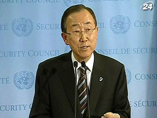 Генсек ООН: Возрастает опасность гражданской войны в Сирии Генсек ООН: Возрастает опасность гражданской войны в Сирии