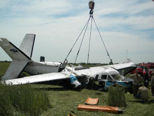 Четверо потерпілих у авіакатастрофі на Київщині перебувають у тяжкому стані