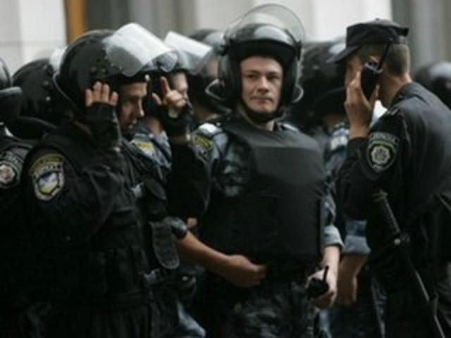 В милиции говорят, что "Беркут" не применял силу к оппозиционерам