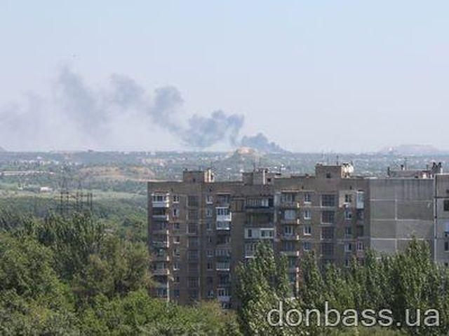 У Макіївці горів лакофарбовий завод 