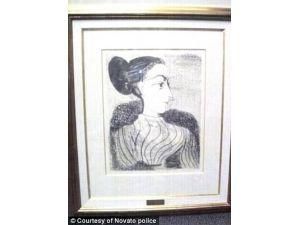 Літографію Пікассо знайшли під парканом Літографію Пікассо знайшли під парканом