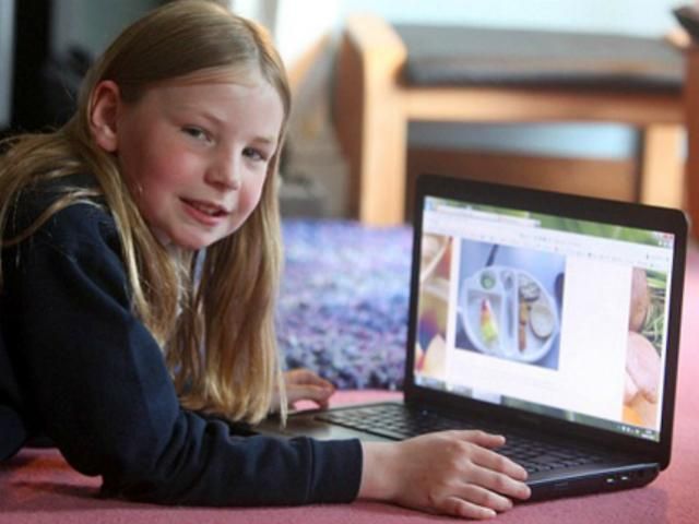 У Шотландії 9-річній блогерці заборонили викладати фото її їжі