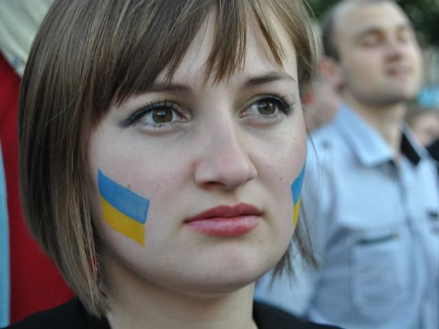 Вчера весь Львов болел за сборную Украины (ФОТО) 