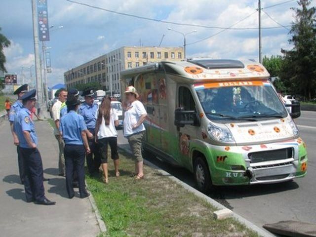 Харків: Трейлер з голландськими фанатами потрапив у ДТП