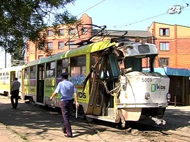 В Одесі трамвай зійшов з рейок 