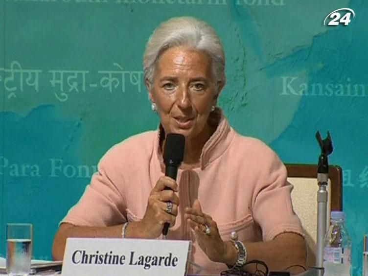 Лагард: МВФ понизит прогноз роста мировой экономики