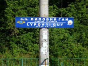 Залізничники змінили станцію "Липовий гей" на "Липовий гай" Залізничники змінили станцію "Липовий гей" на "Липовий гай"