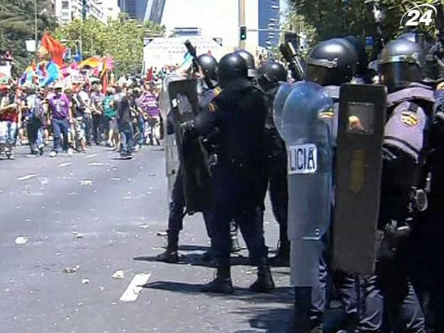 В іспанській столиці шахтарі побилися з поліцейськими