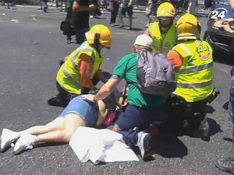 Почти 80 человек получили ранения во время столкновений в Мадриде