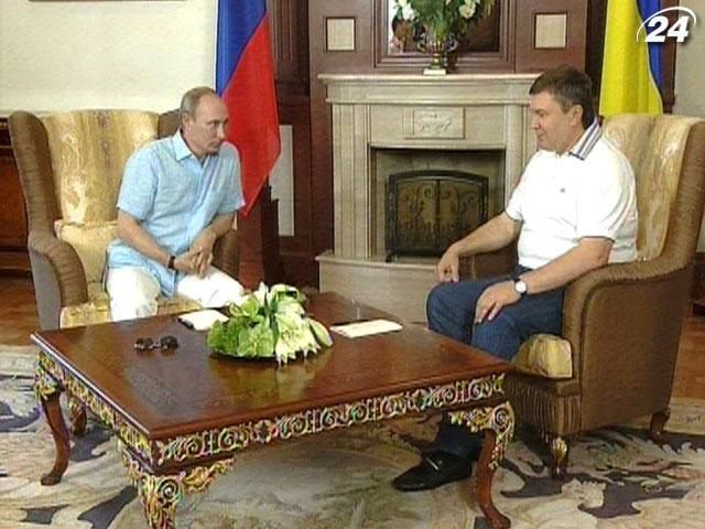 Сьогодні в Ялті зустрінуться Віктор Янукович та Володимир Путін