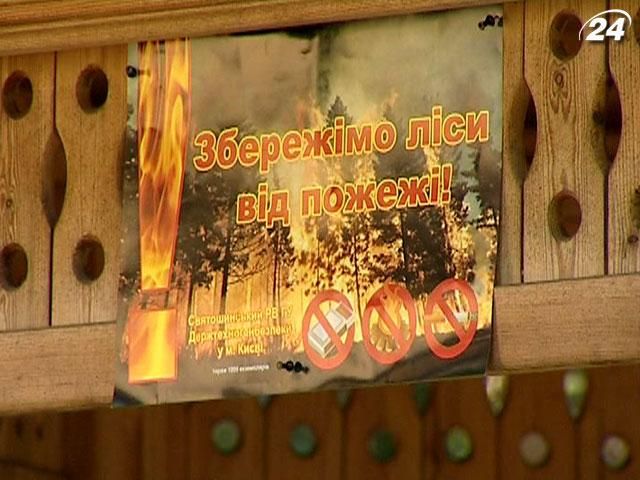 В ряде областей Украины объявлено о пожарной опасности