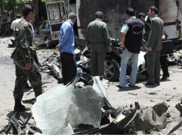 У Дамаску підірвали автобус із працівниками служб безпеки У Дамаску підірвали автобус із працівниками служб безпеки