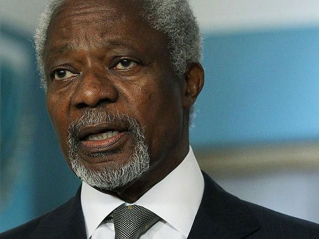 Аннан підтримав пропозицію Росії скликати "Групу дій" щодо Сирії