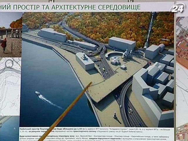 Реконструкція Поштової площі у Києві може коштувати півмільярда гривень