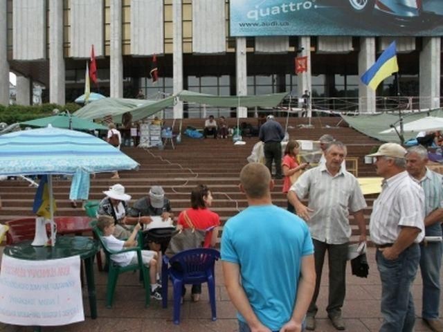 Міліція лише усно попередила противників "мовного" закону