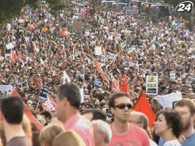 В Мадриде в результате столкновений ранены около 30 человек