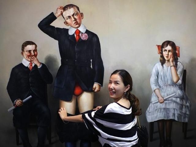 В Китае прошел фестиваль 3D-живописи В Китае прошел фестиваль 3D-живописи