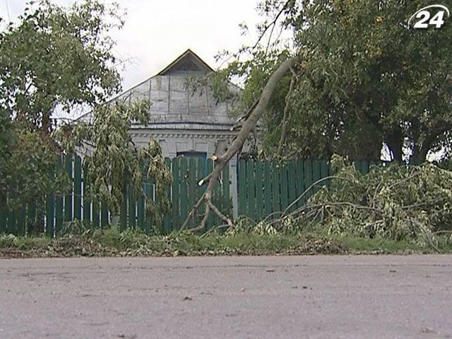 МНС: Наслідки негоди на Черкащині ліквідовують 110 людей