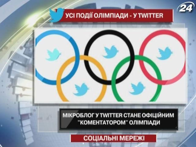 Мікроблог у Twitter стане офіційним "коментатором" Олімпіади