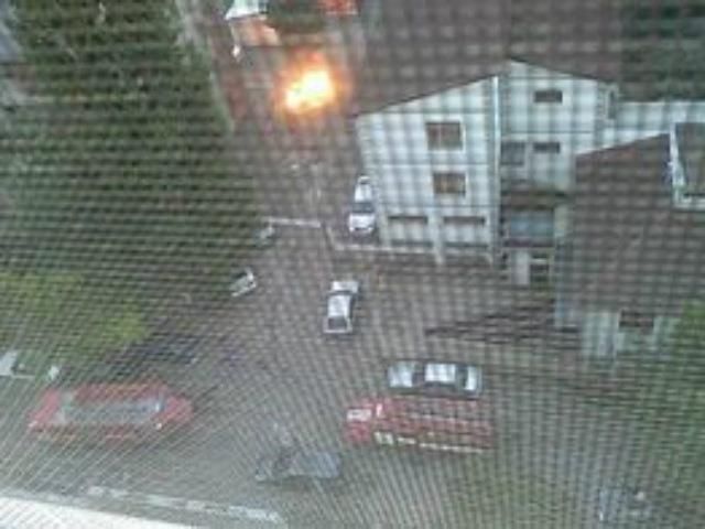 В одеському дворі вибухнув контейнер для сміття В одеському дворі вибухнув контейнер для сміття