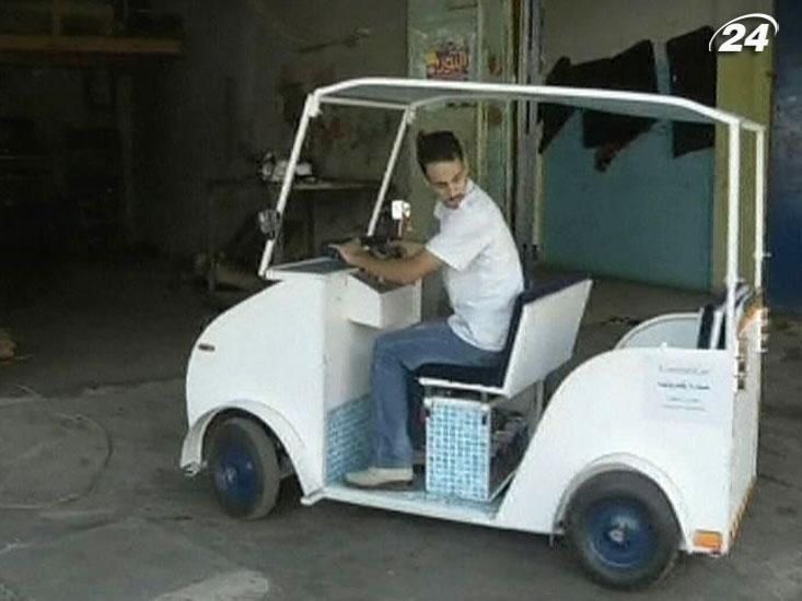 Изобретатель из Газы за 70 часов сконструировал электромобиль