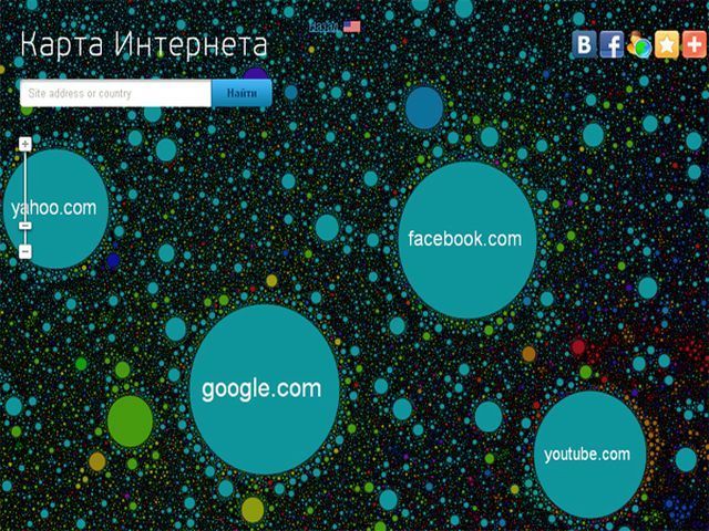 "Карта Интернета" расскажет о связи между сайтами