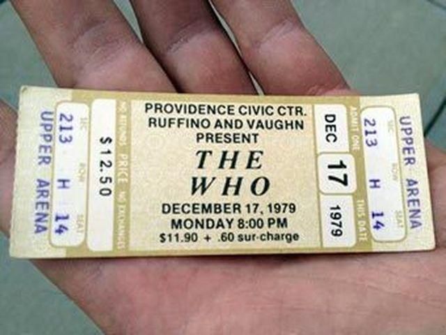 Шанувальники The Who потраплять на концерт гурту з квитком 33-річної давності