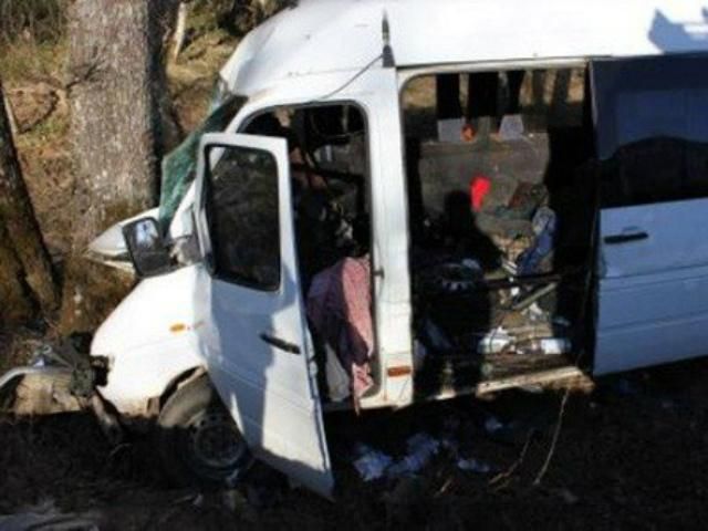 В России микроавтобус с украинцами попал в ДТП. Есть жертвы