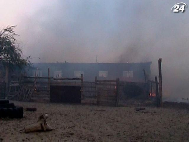 Троє людей постраждали внаслідок пожеж на Херсонщині Троє людей постраждали внаслідок пожеж на Херсонщині