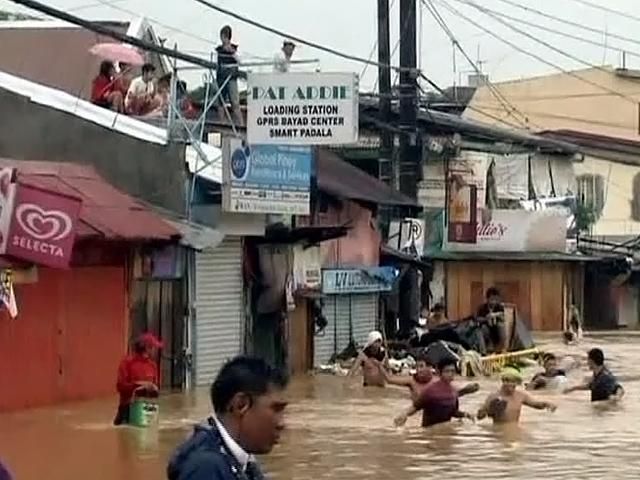 В филиппинском городе осталось 20% суши после наводнения