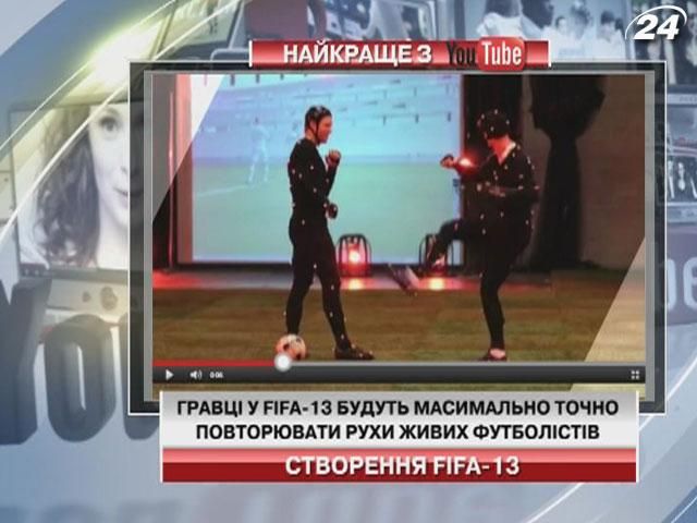 У відеогрі FIFA-13 творці максимально точно відтворили рухи футболістів