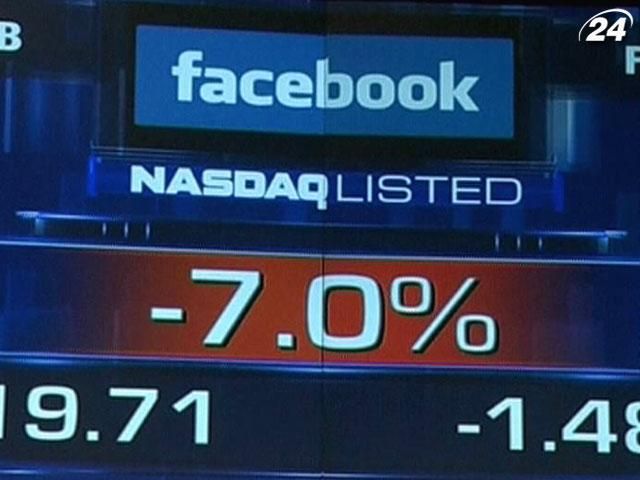 Акции Facebook в ходе торгов на NASDAQ упали почти на 7%