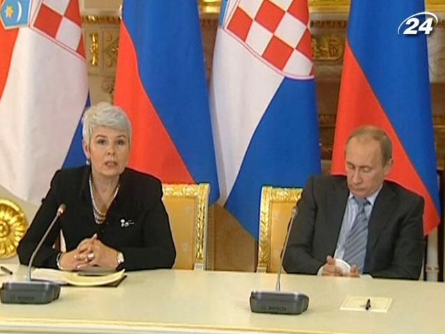 Росія вимагає, щоб Хорватія підписала угоду про "Південний потік"