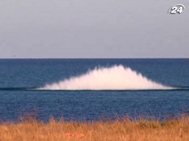 В Крыму нашли опасную морскую мину В Крыму нашли опасную морскую мину