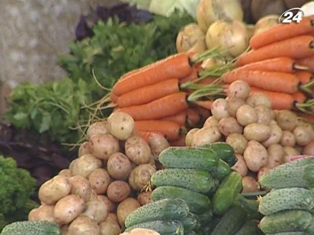 Плодоовочева продукція подешевшала Плодоовочева продукція подешевшала