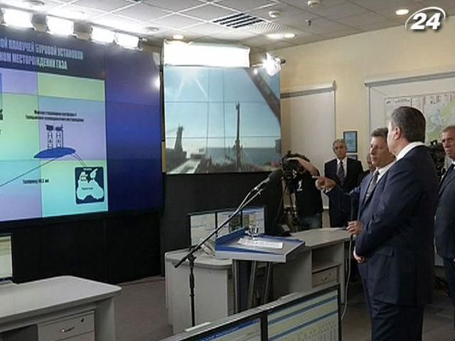 Президент запустив в експлуатацію Одеське газове родовище