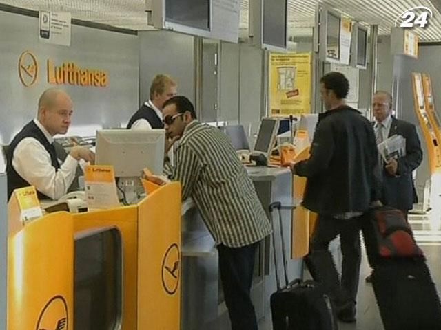 Бортпровідники Lufthansa знову проводять 24-годинний страйк